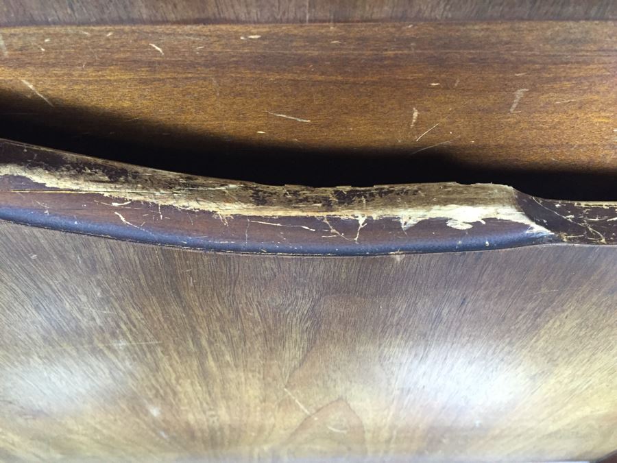 Queen Size Wooden Bed On Casters [Photo 11]