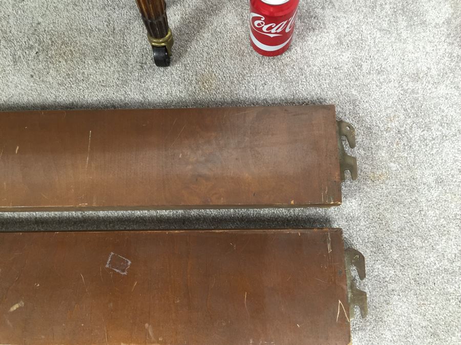 Queen Size Wooden Bed On Casters [Photo 8]