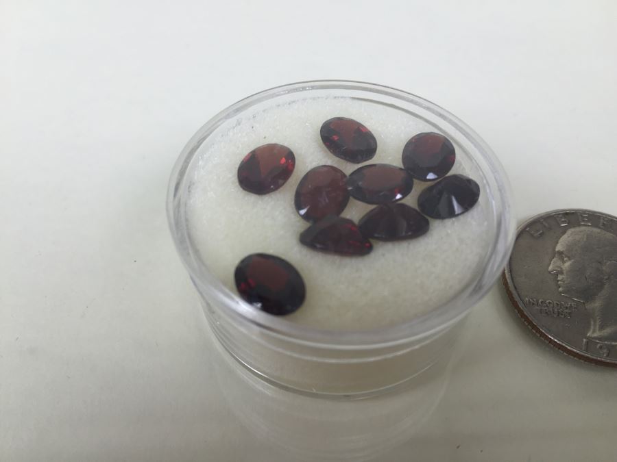 13.00CTS Red Garnets Gemstones 7X5 [Photo 4]