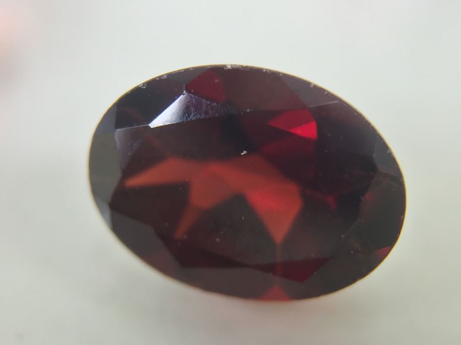 13.00CTS Red Garnets Gemstones 7X5 [Photo 2]