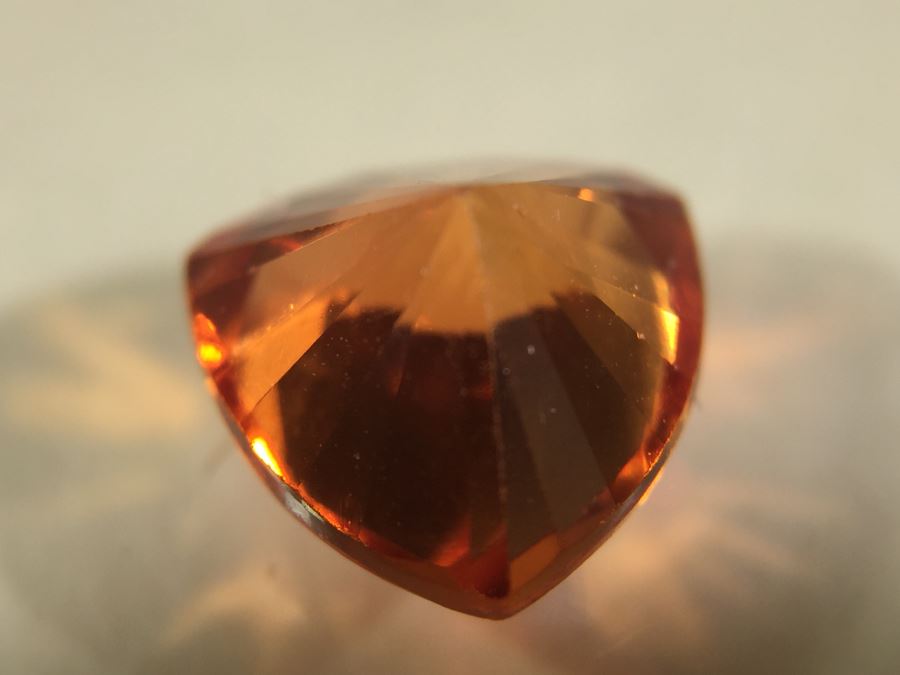 1.80CTS Orange Saphire Gemstone 7X7 [Photo 12]