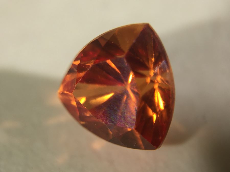 1.80CTS Orange Saphire Gemstone 7X7 [Photo 8]