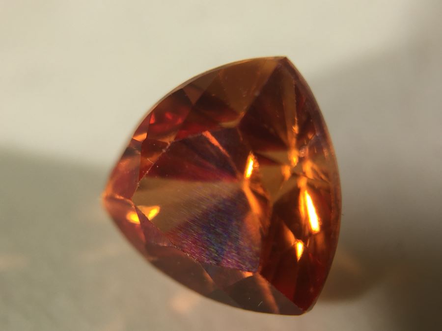 1.80CTS Orange Saphire Gemstone 7X7 [Photo 7]