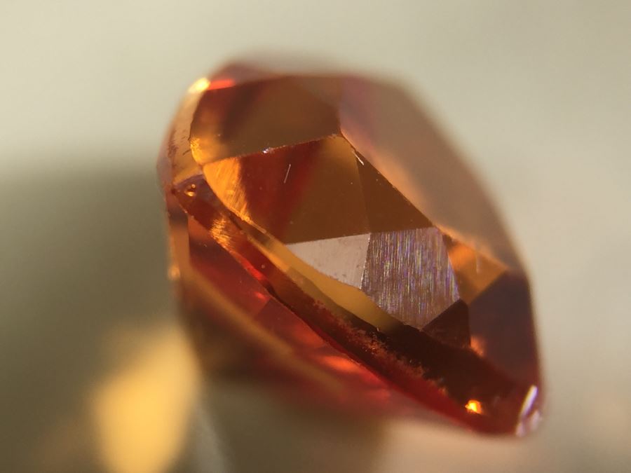 1.80CTS Orange Saphire Gemstone 7X7 [Photo 11]
