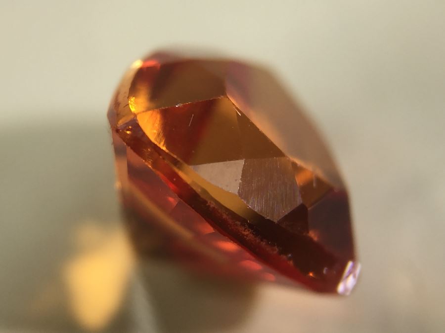 1.80CTS Orange Saphire Gemstone 7X7 [Photo 10]