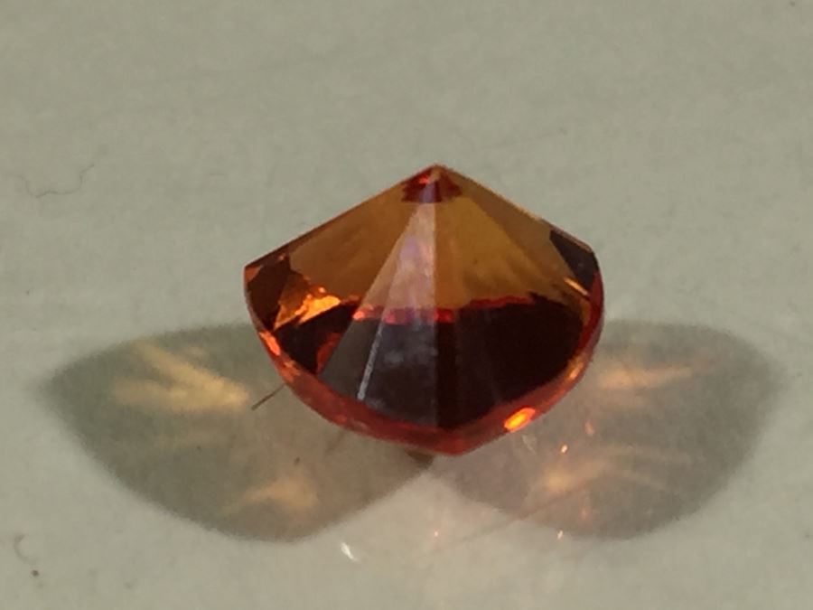 1.80CTS Orange Saphire Gemstone 7X7 [Photo 14]