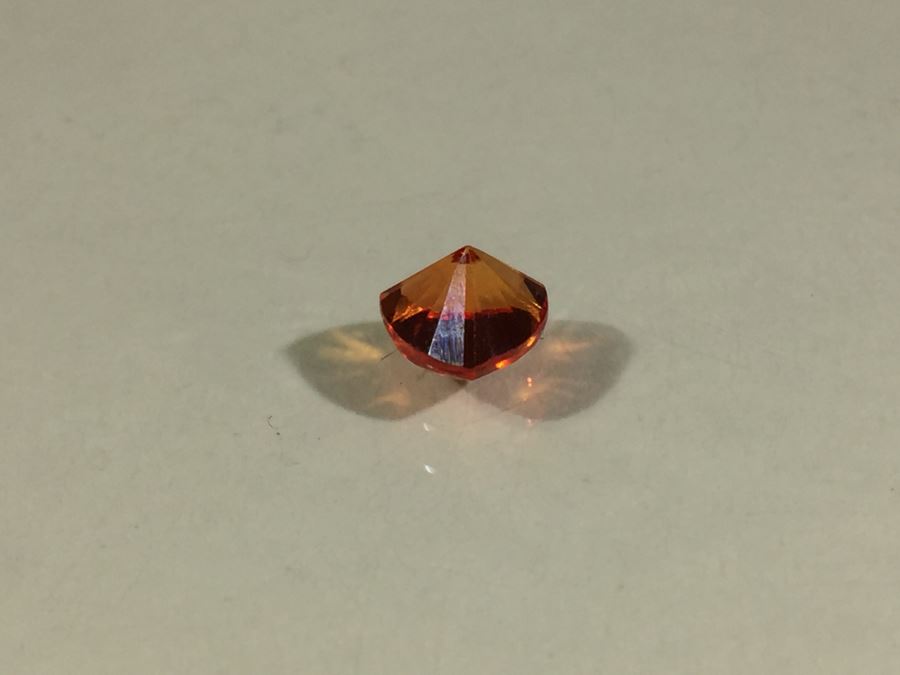 1.80CTS Orange Saphire Gemstone 7X7 [Photo 13]