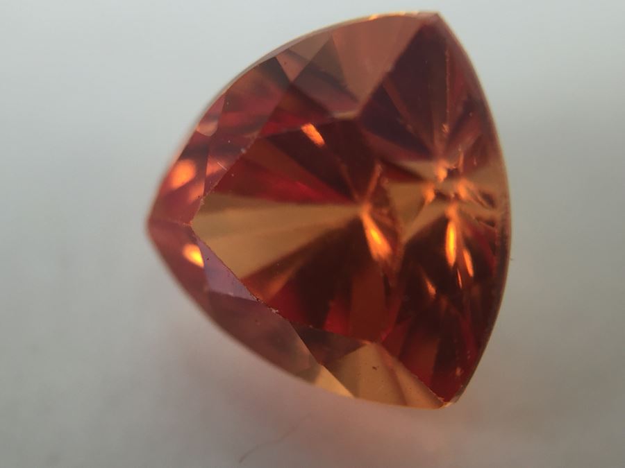 1.80CTS Orange Saphire Gemstone 7X7 [Photo 5]