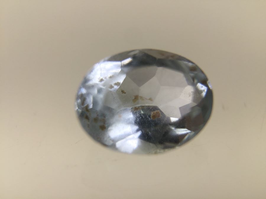 1.65CTS Aquamarine Gemstone Oval 9X7 [Photo 11]