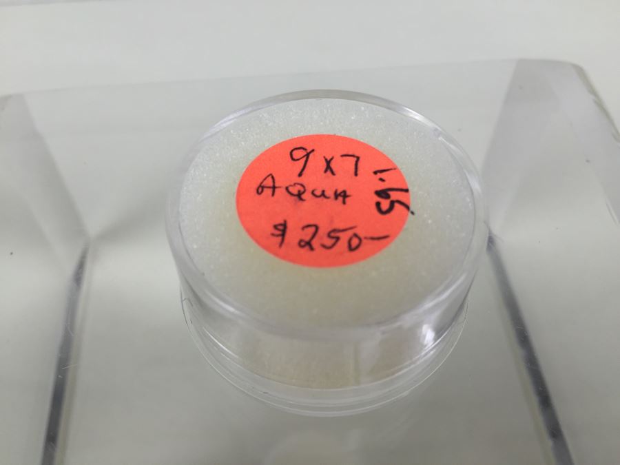 1.65CTS Aquamarine Gemstone Oval 9X7 [Photo 3]