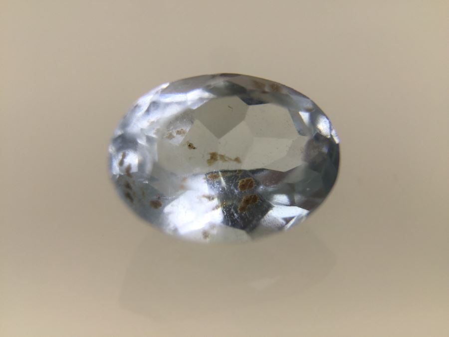 1.65CTS Aquamarine Gemstone Oval 9X7 [Photo 12]
