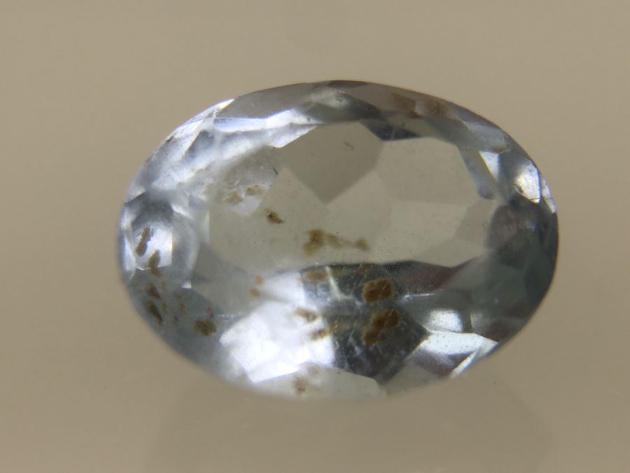 1.65CTS Aquamarine Gemstone Oval 9X7 [Photo 2]
