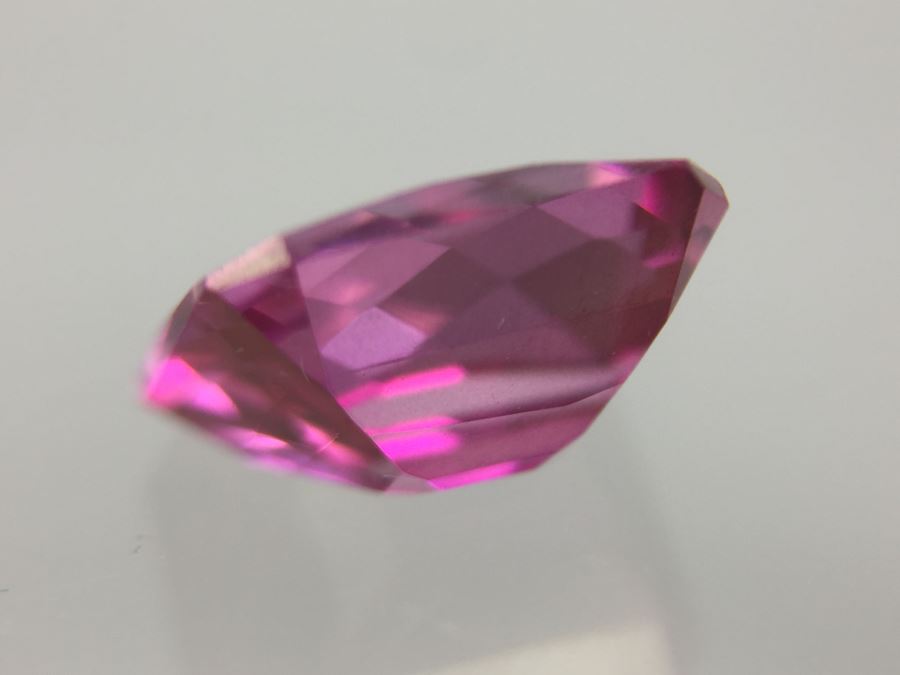 2.10CTS EC TRTD Hot Pink Topaz Gemstone 9X7MM [Photo 13]