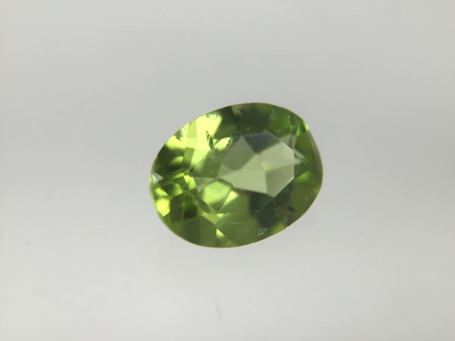 2.45CTW AVG Oval Peridot Matched Pair 8X6MM [Photo 8]