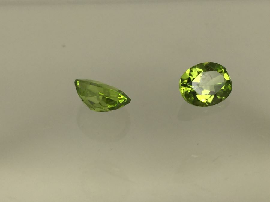 2.45CTW AVG Oval Peridot Matched Pair 8X6MM [Photo 7]