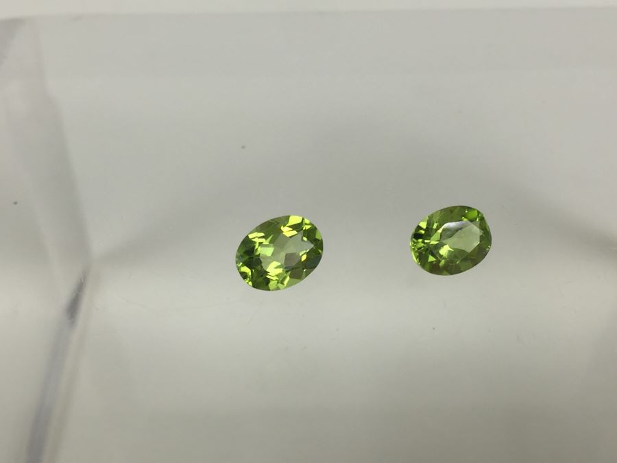 2.45CTW AVG Oval Peridot Matched Pair 8X6MM [Photo 5]