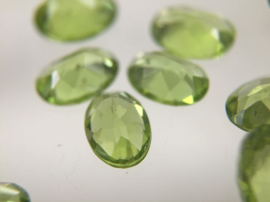23.00CTW Peridot Gemstones 7X5 [Photo 9]
