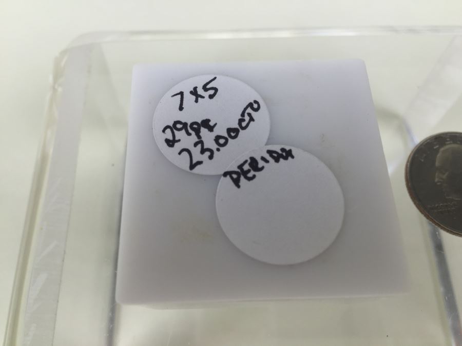 23.00CTW Peridot Gemstones 7X5 [Photo 3]