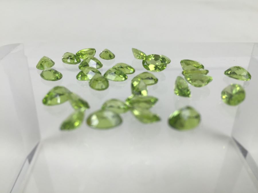 23.00CTW Peridot Gemstones 7X5 [Photo 2]