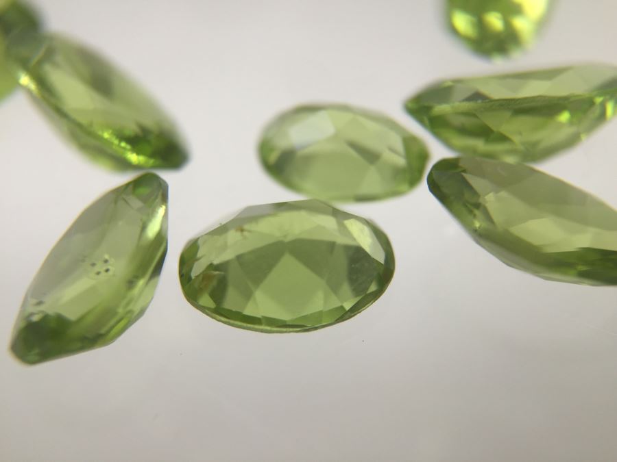 23.00CTW Peridot Gemstones 7X5 [Photo 8]