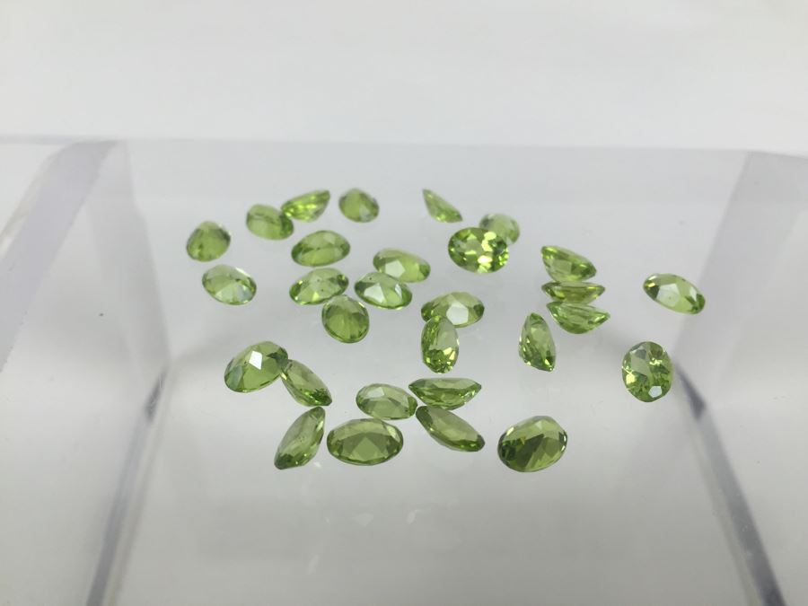 23.00CTW Peridot Gemstones 7X5 [Photo 5]