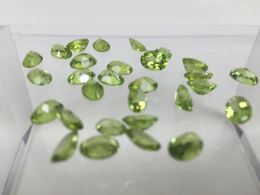 23.00CTW Peridot Gemstones 7X5 [Photo 7]