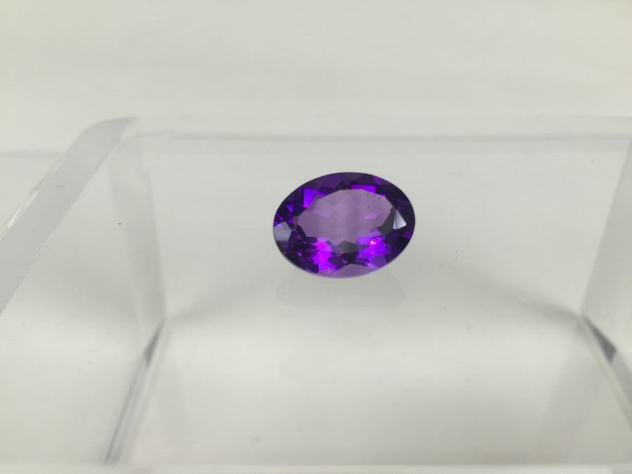 8.60CTW Amethyst Gemstone Oval 15x12MM [Photo 6]