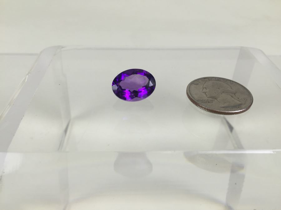 8.60CTW Amethyst Gemstone Oval 15x12MM [Photo 5]