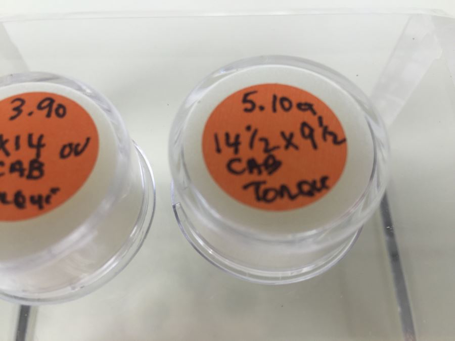 3.90CTW Oval Cab Torquise 9X14MM And 5.10CTW Cab Torquise 14.5x9.5MM [Photo 7]