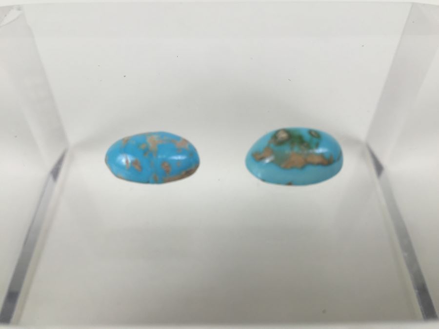 3.90CTW Oval Cab Torquise 9X14MM And 5.10CTW Cab Torquise 14.5x9.5MM [Photo 8]