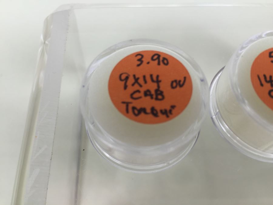 3.90CTW Oval Cab Torquise 9X14MM And 5.10CTW Cab Torquise 14.5x9.5MM [Photo 6]