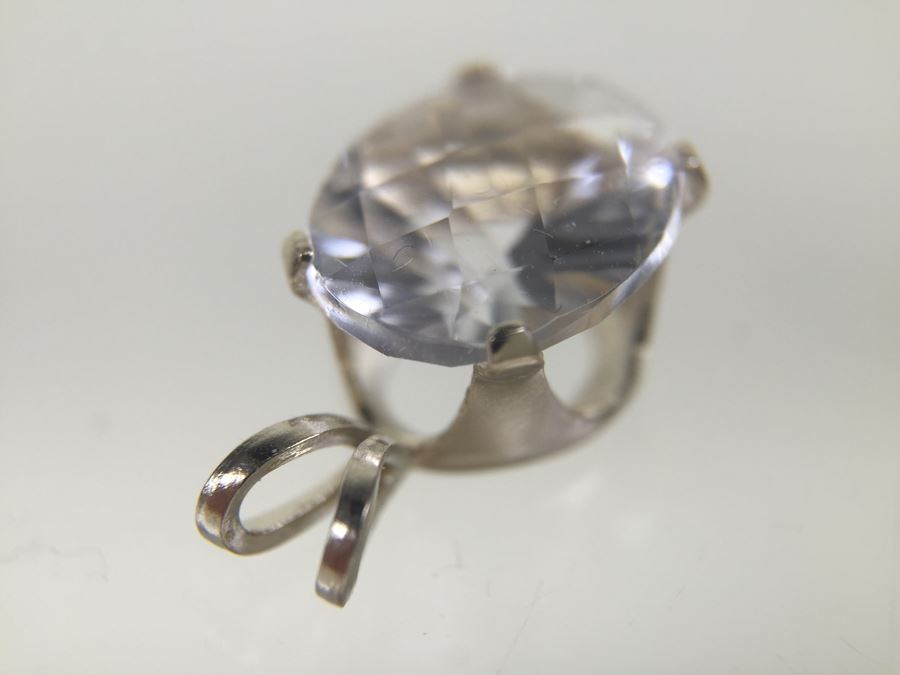 14K Gold Pendant 1.35CT Petalite Oval 10X8MM  [Photo 9]