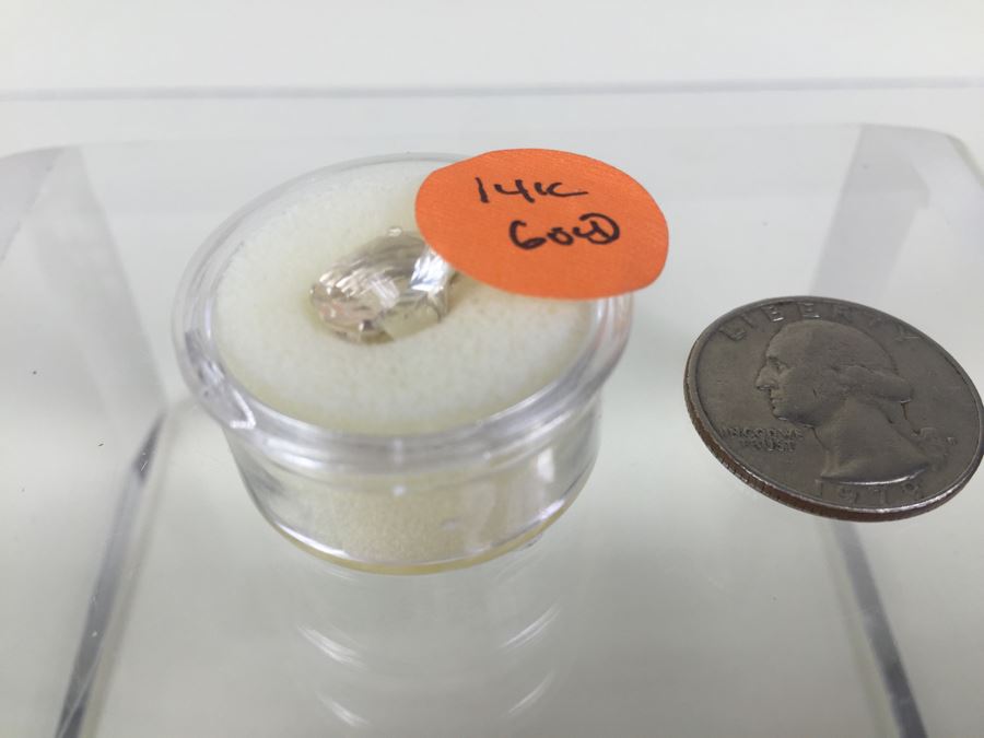 14K Gold Pendant 1.35CT Petalite Oval 10X8MM  [Photo 4]