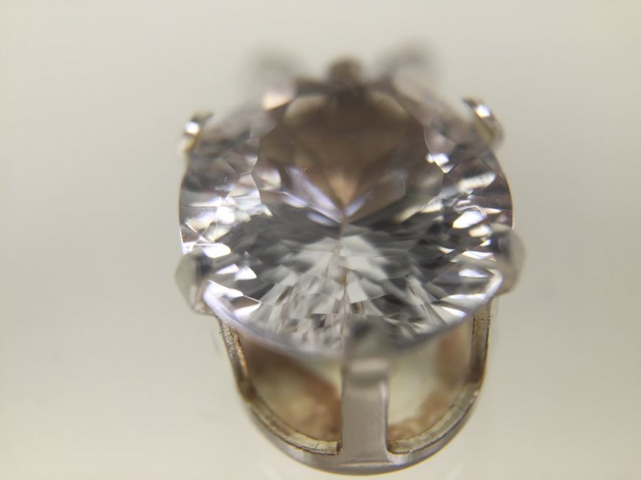 Silver Pendant 4.20CT Oval Danburite 12X10MM [Photo 7]