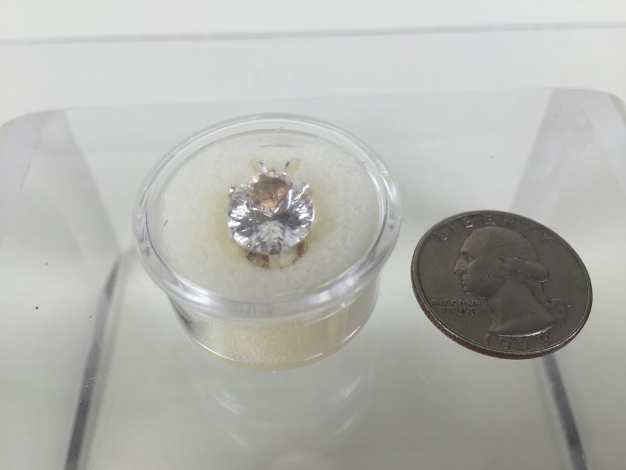 Silver Pendant 4.20CT Oval Danburite 12X10MM [Photo 4]