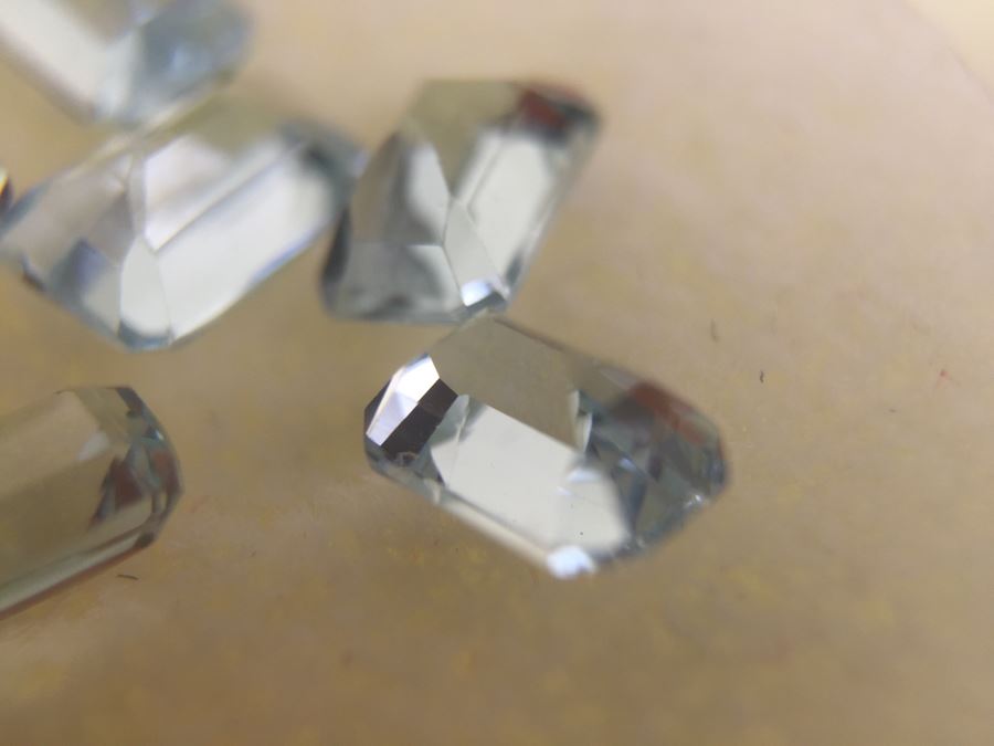 3.95CT Aquamarine Gemstones 6X4MM [Photo 12]