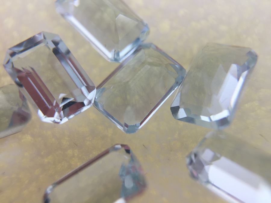 3.95CT Aquamarine Gemstones 6X4MM [Photo 15]