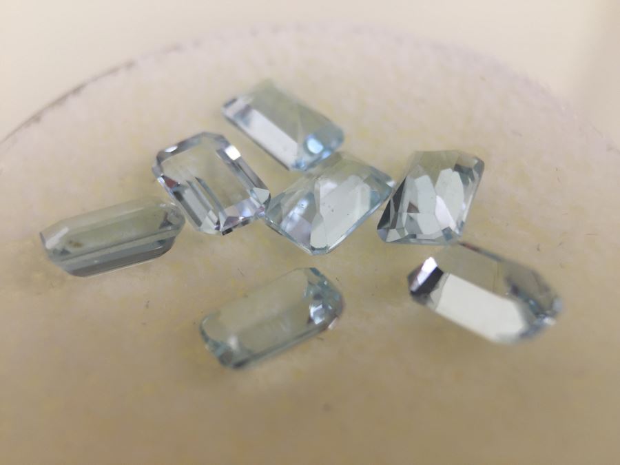 3.95CT Aquamarine Gemstones 6X4MM [Photo 11]