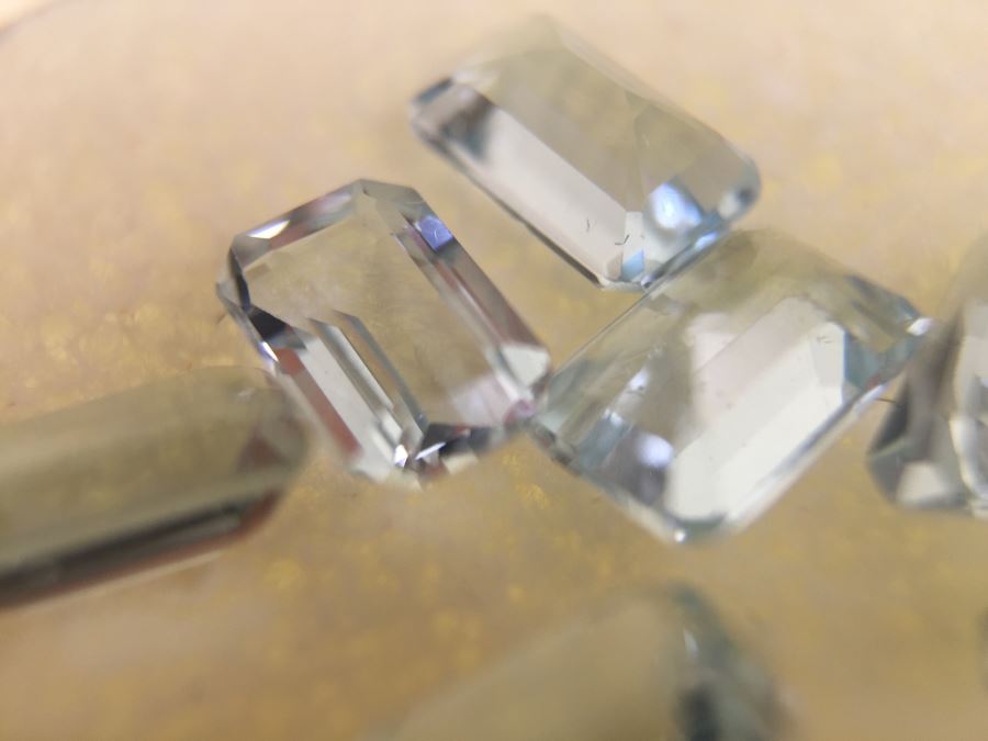 3.95CT Aquamarine Gemstones 6X4MM [Photo 13]