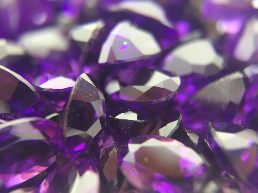 50.00CT Amethyst Gemstones 6X4MM [Photo 13]