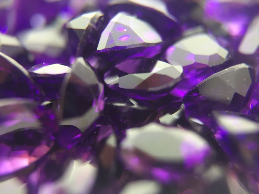 50.00CT Amethyst Gemstones 6X4MM [Photo 15]