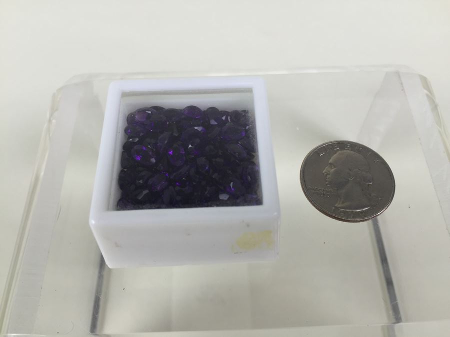 50.00CT Amethyst Gemstones 6X4MM [Photo 4]