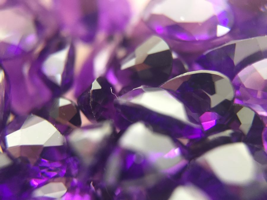 50.00CT Amethyst Gemstones 6X4MM [Photo 14]