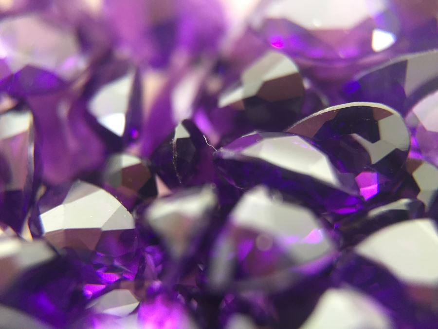 50.00CT Amethyst Gemstones 6X4MM [Photo 17]