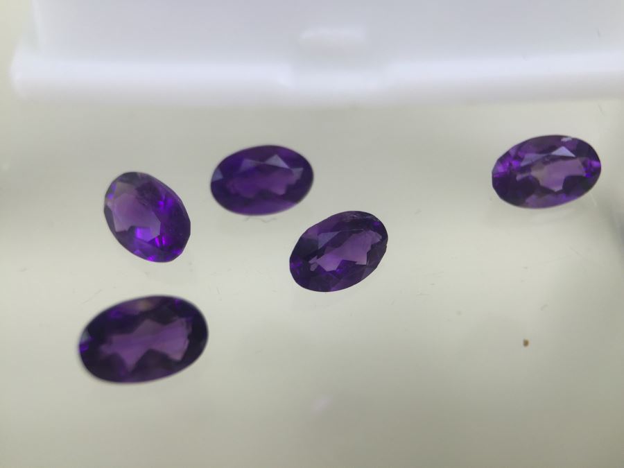 50.00CT Amethyst Gemstones 6X4MM [Photo 8]