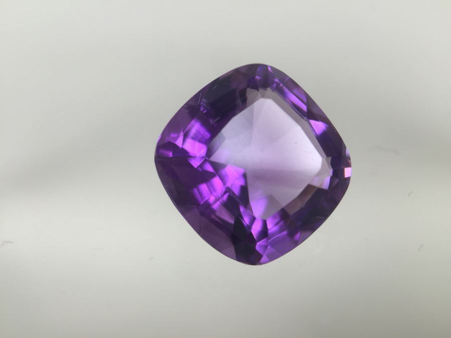 5.80CT Amethyst Gemstone 12X12MM [Photo 2]