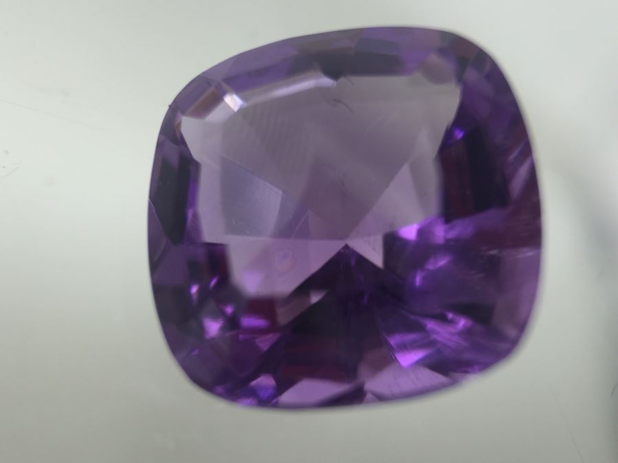 5.80CT Amethyst Gemstone 12X12MM [Photo 14]