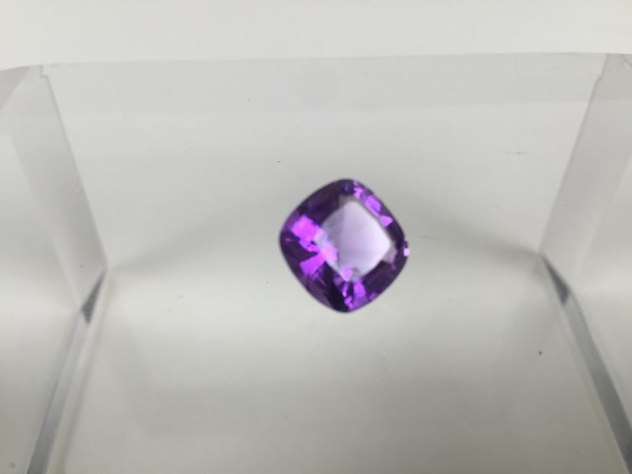 5.80CT Amethyst Gemstone 12X12MM [Photo 6]