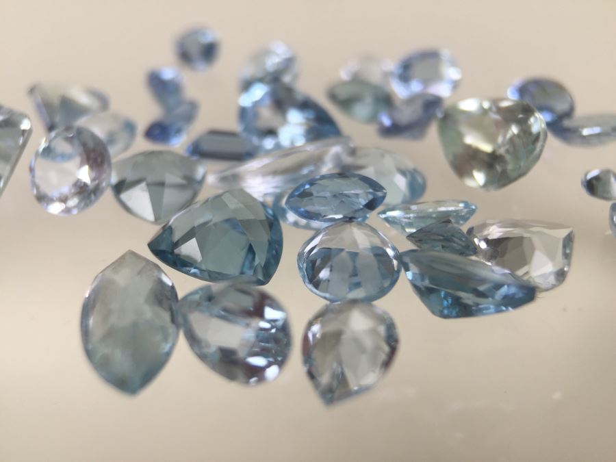 10.80CT Mixed Aquamarine Gemstones [Photo 15]