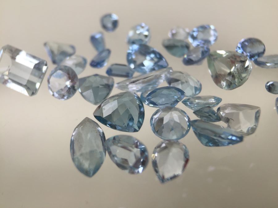 10.80CT Mixed Aquamarine Gemstones [Photo 2]